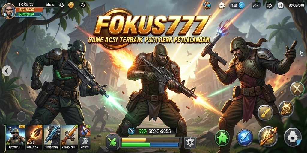 Gameplay FOKUS777 dengan pertarungan seru dan mendebarkan.