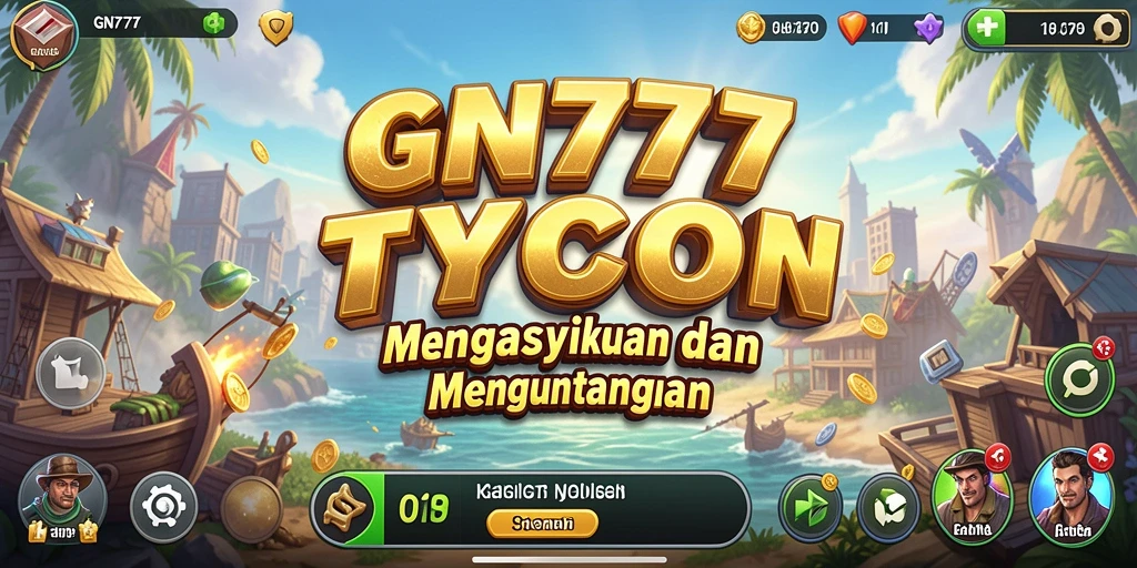 Tangkapan layar gameplay <strong>GN777</strong> yang menunjukkan keseruan manajemen bisnis.