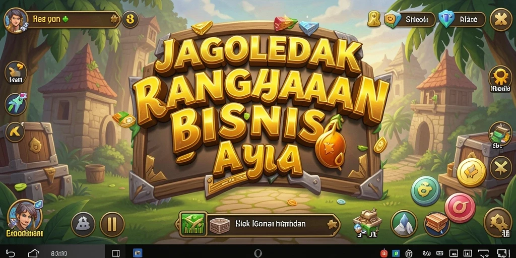 Tampilan gameplay JAGOLEDAK yang menarik dan dinamis.