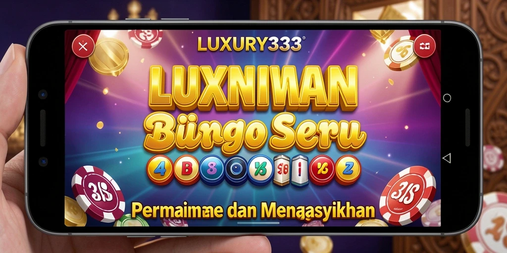 Screenshot LUXURY333 menunjukkan gameplay Bingo yang mengasyikkan.