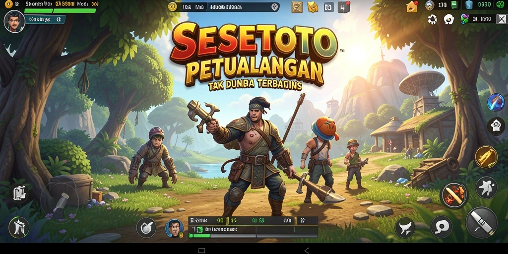 Screenshot SESETOTO menampilkan aksi gameplay yang seru di dunia terbuka.